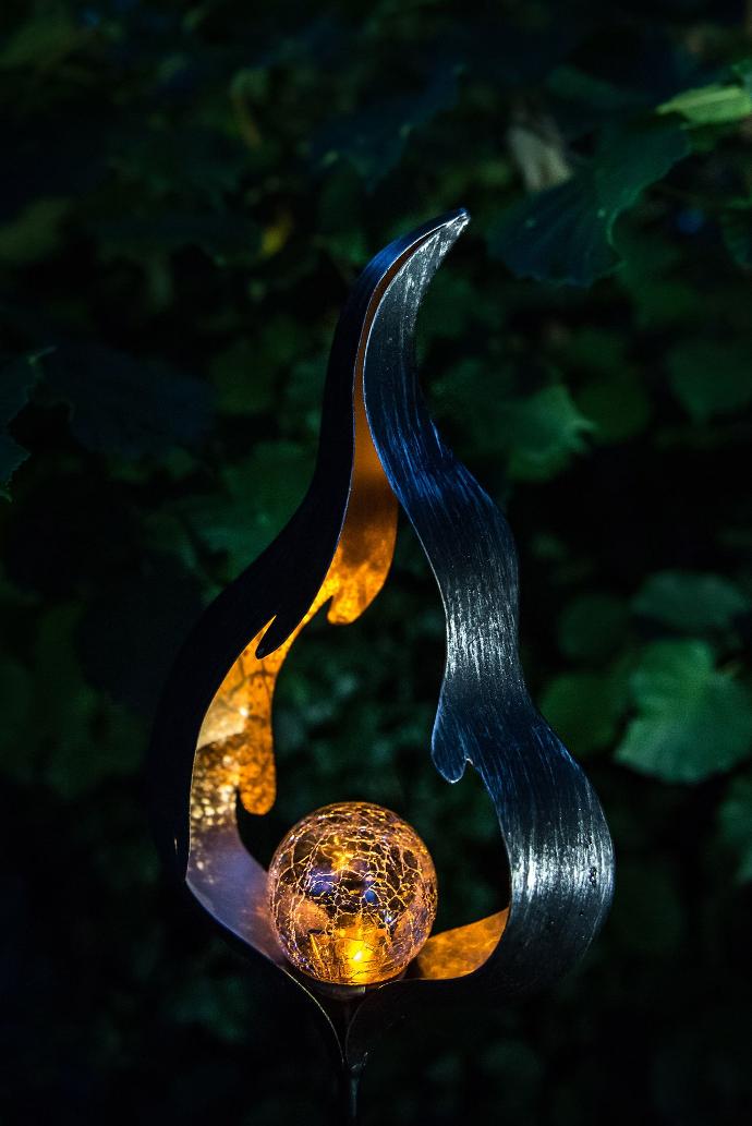 Garden ID Vlameffect solarlamp