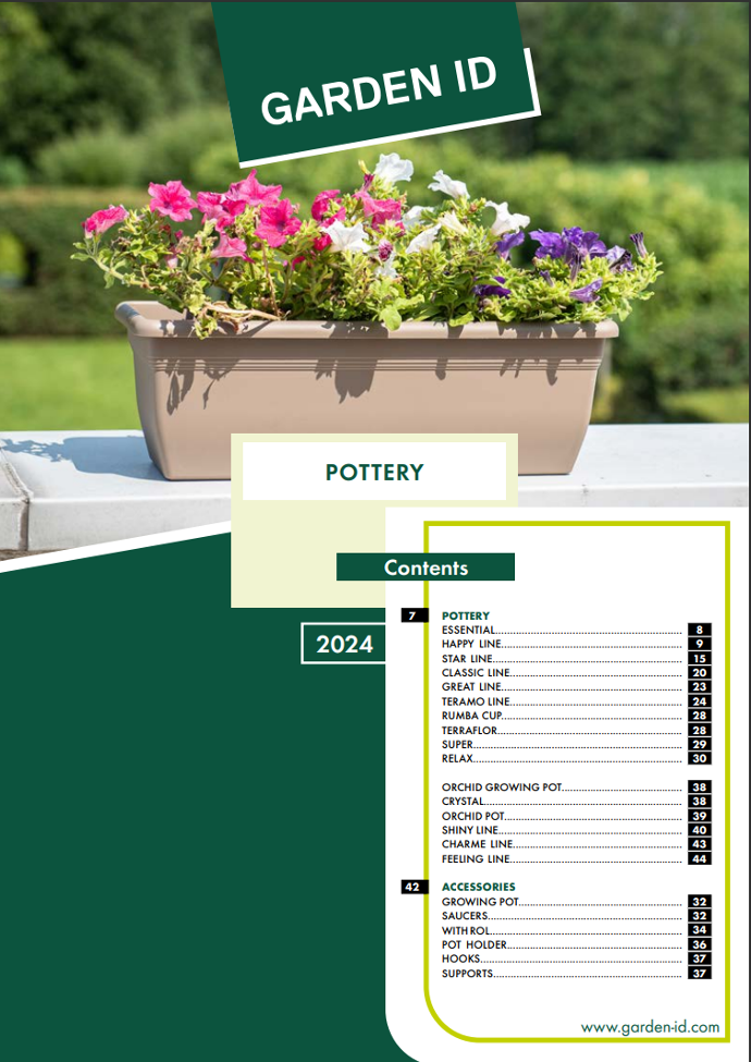 Garden ID cover pots recyclés et recyclables